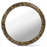 M 420 
Round Mirror in Cocoshell with White Fill & Beveled Mirror
36" Diameter
Available in Custom Sizes & Finishes
<A  HREF="http://www.imambience.com/M420_RoundCocoshell_Mirror_TearSheet.pdf"><b>Click here</b> </A>to view and download tearsheet.